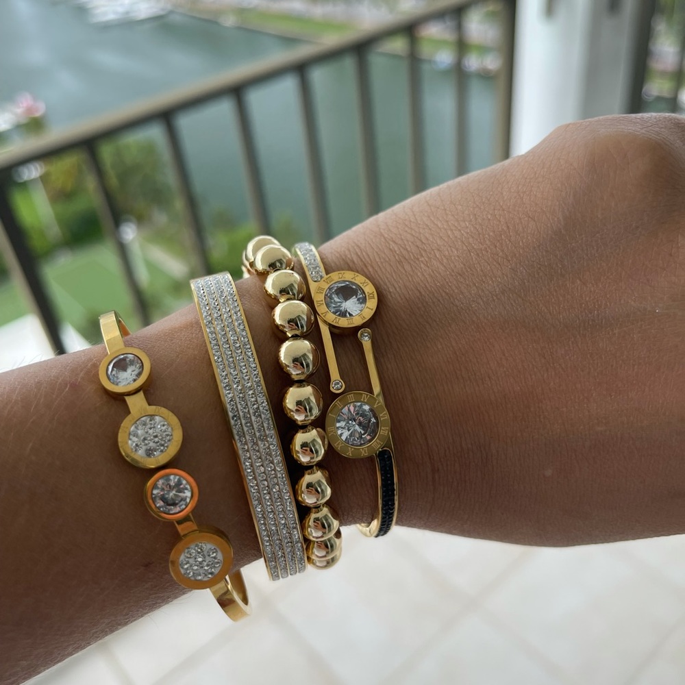 Trendy stackable bangles - Picture 4 of 4